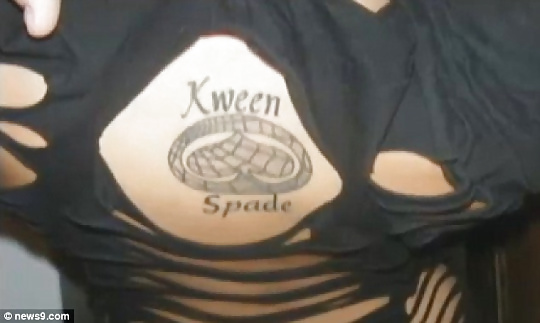 Queen of Spades tattoo's adult photos