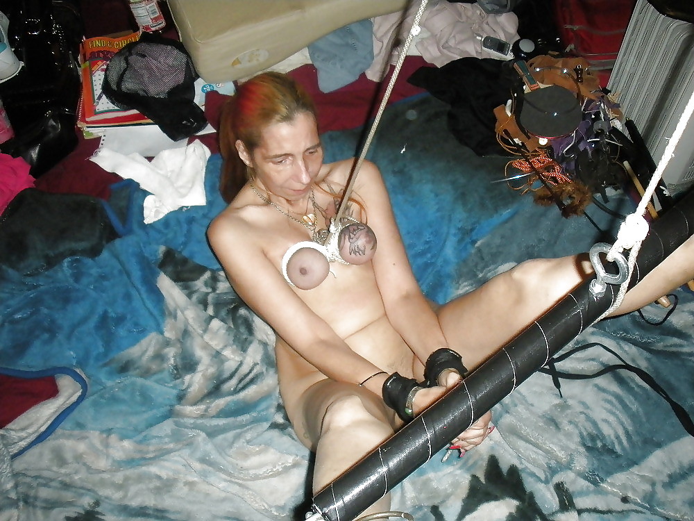 Bound Tied and Tortured Tits - BDSM Slaves adult photos