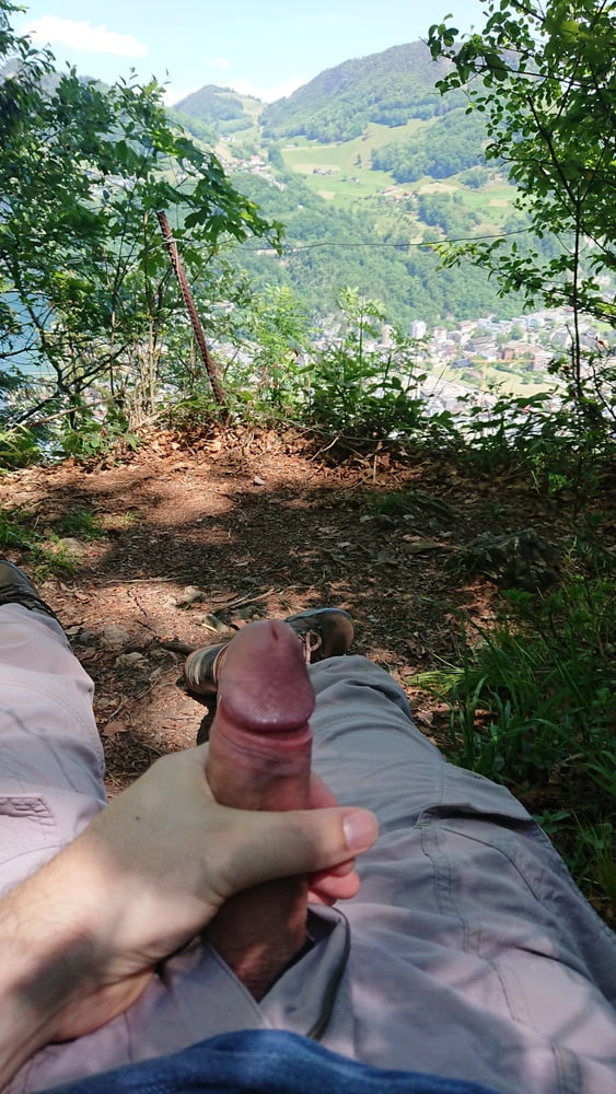 Asian club outdoor wanking