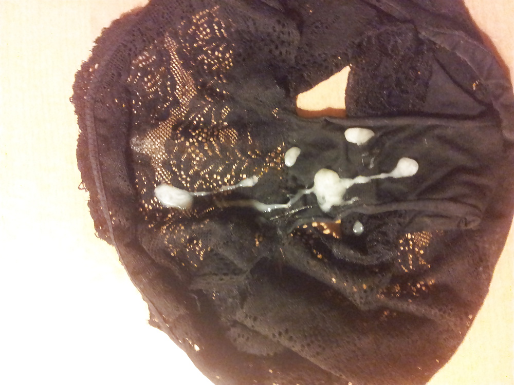 cum on black panties adult photos