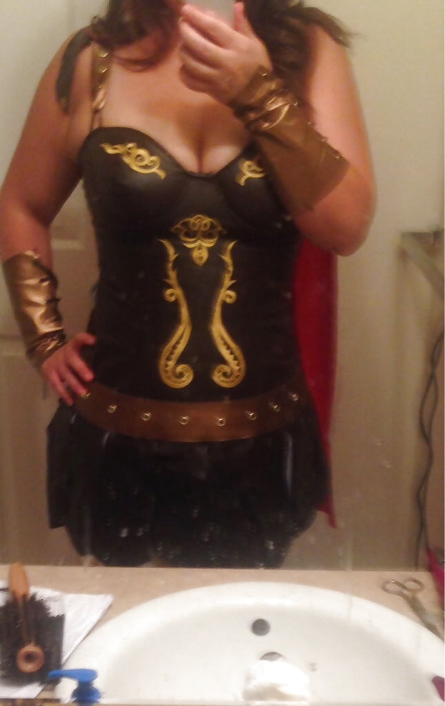 Wife in some more costumes (cosplay) adult photos