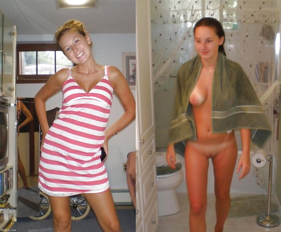 DRESSED UNDRESSED REAL EXPOSED WIVES 5 adult photos