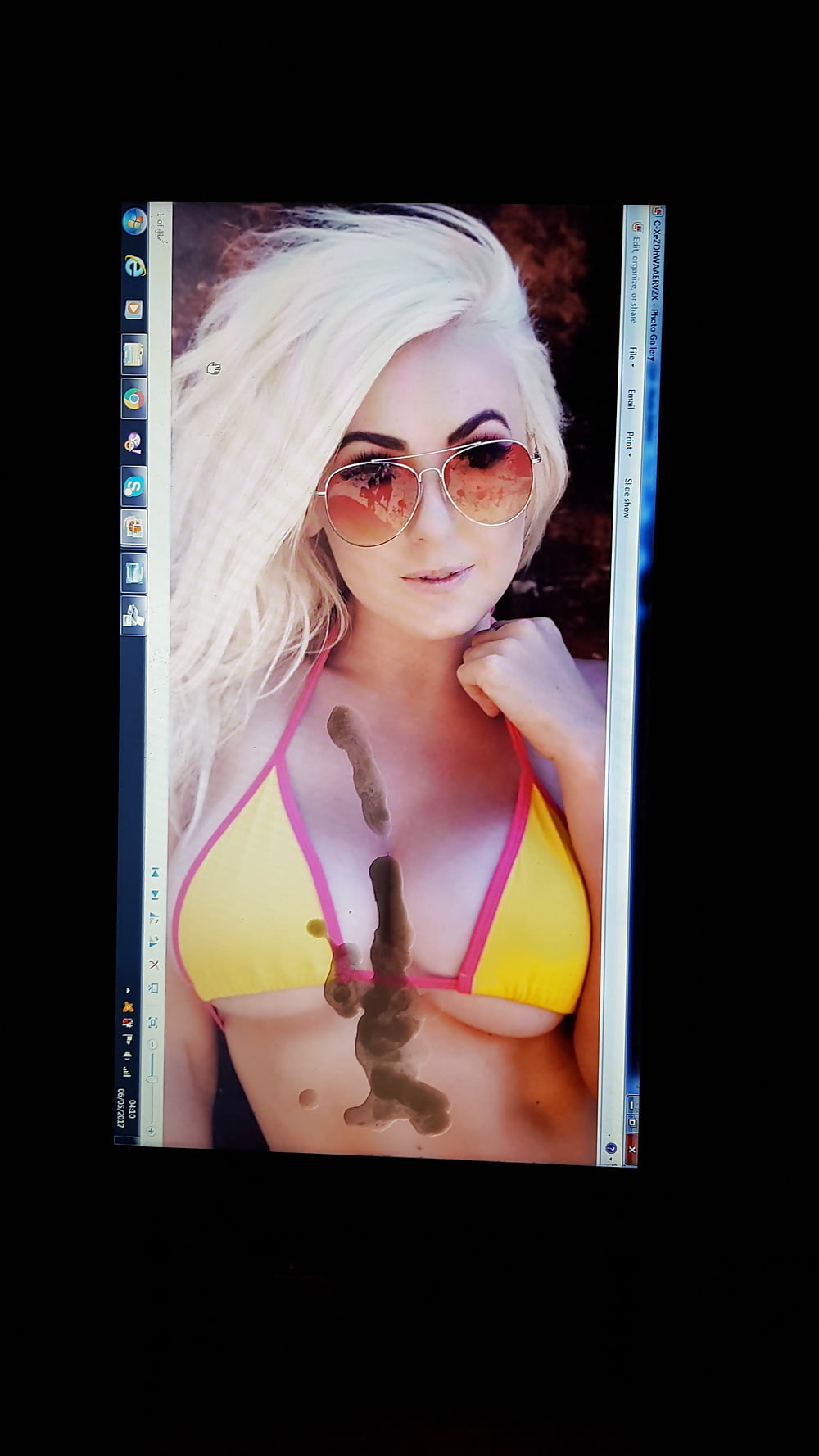 Jessica nigri gets some cum adult photos