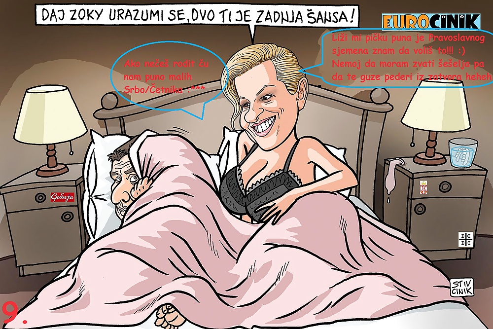 Kolinda Grabar-Kitarovic Croatian comics adult photos