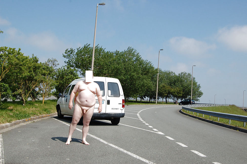 Road Trip - Nude In Public - Exhibitionist - 13 Pics -6161