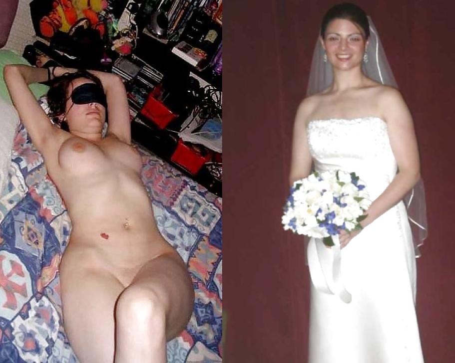 BRIDES DRESSED & UNDRESSED adult photos