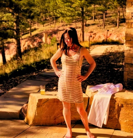 asian milf au natural with lovely tits         