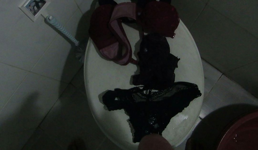 Cum on panties & bras of my sexy neighbour girl 1-9-2014 adult photos