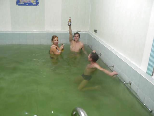Russian Teen Fun in Sauna adult photos