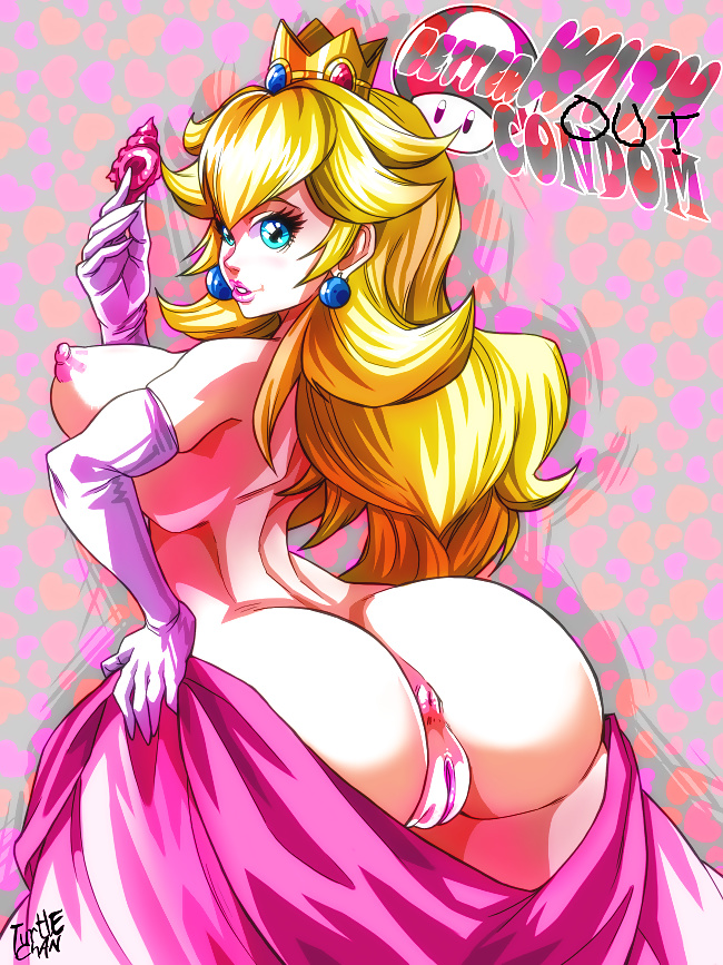 Princess peach s butt naked