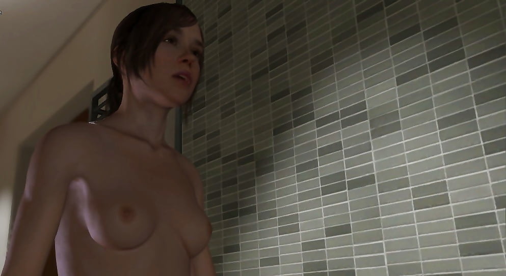 Ellen page nude in bathtub with baby tallulah.