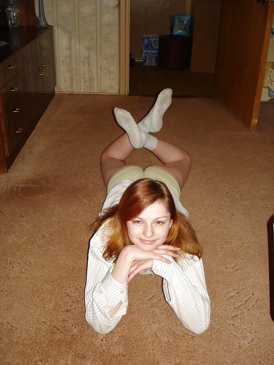 Petite Redhead adult photos