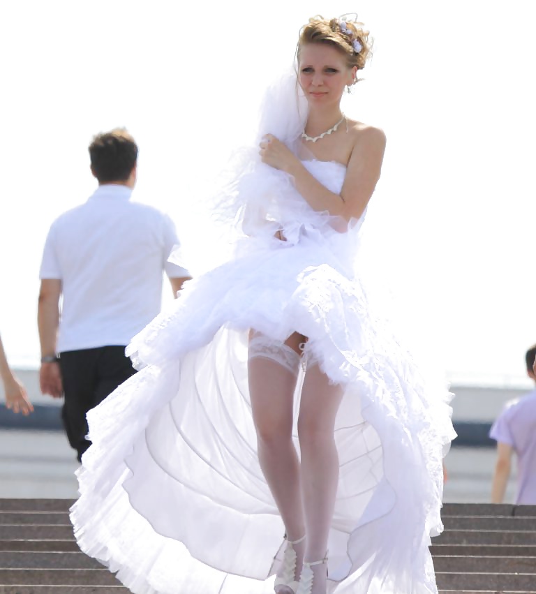 Засветы фото невест под белым платьем