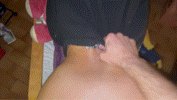Horny slut in heat gets hardly pounded in doggy-style