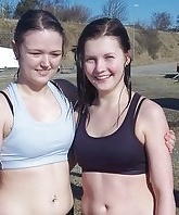 Danish teens-255-256-party beach bra cleavage adult photos