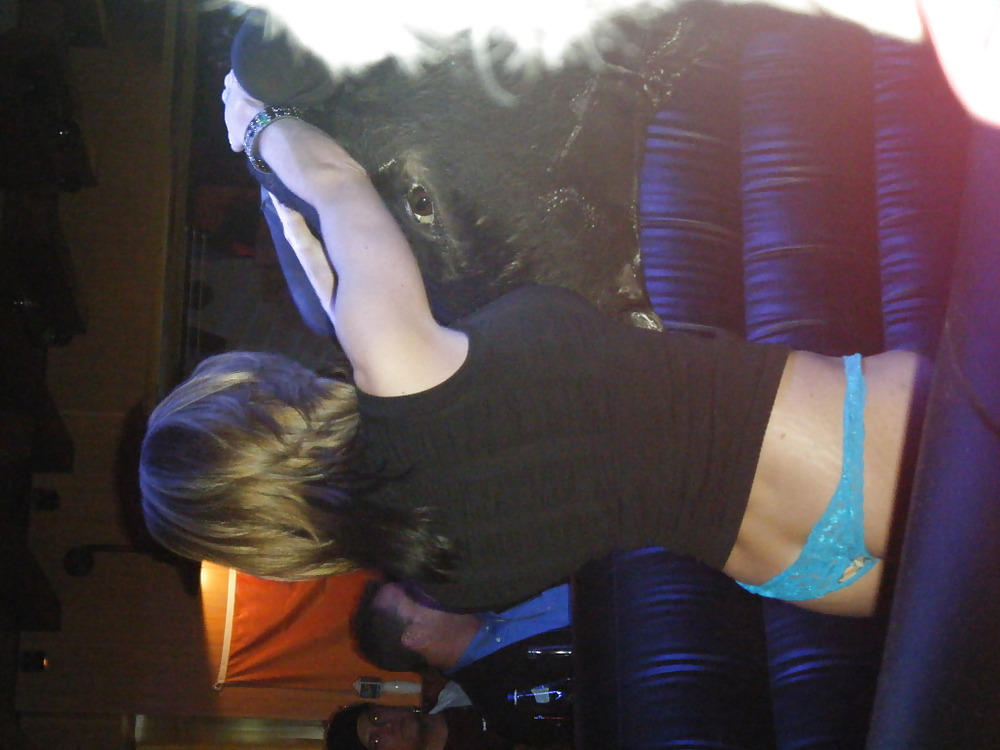 Bull Ride Milf and friends adult photos