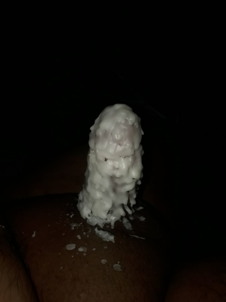Candle wax on my dick & as - 8 Photos 