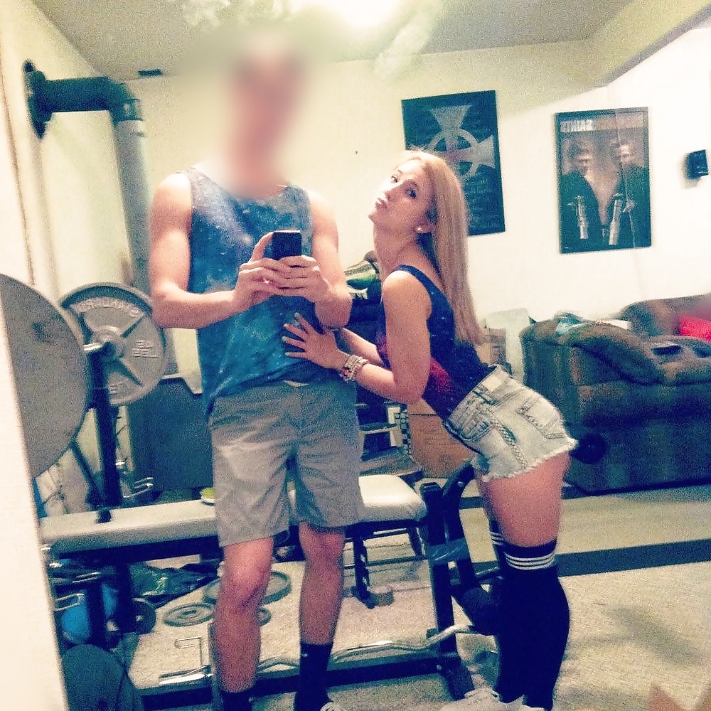 Blonde College Party Girl adult photos
