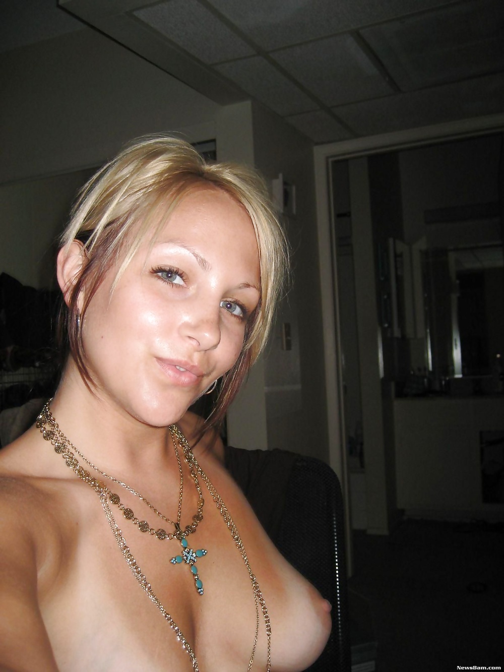 blond teen selfshot adult photos