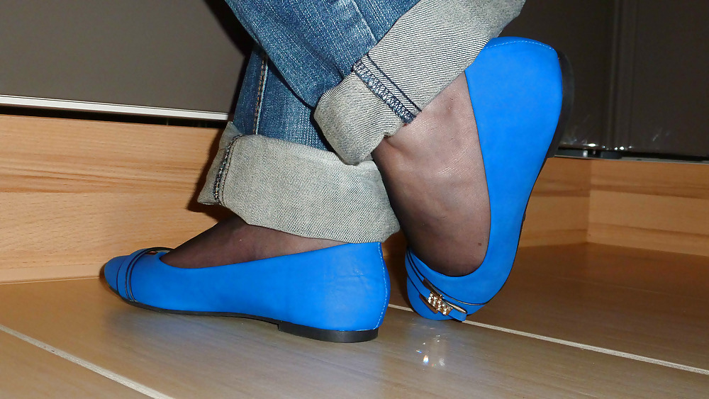 black Nylons new blue Flats adult photos