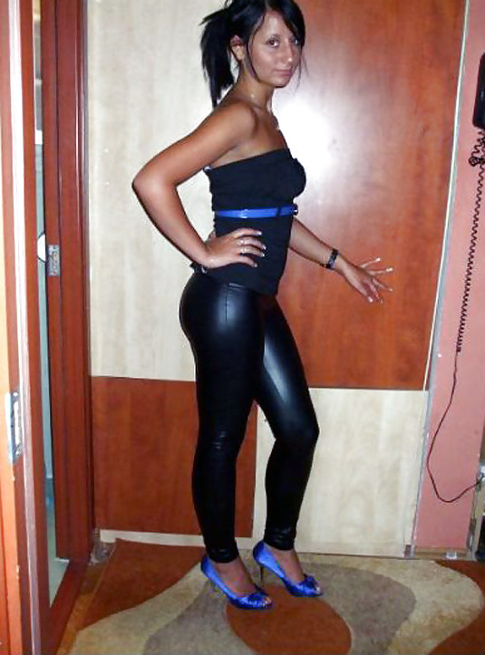 Lycra Spandex Leggins Girls 3 adult photos