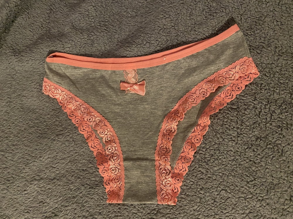 Sexy well-worn to order work knickers, - 9 Photos 