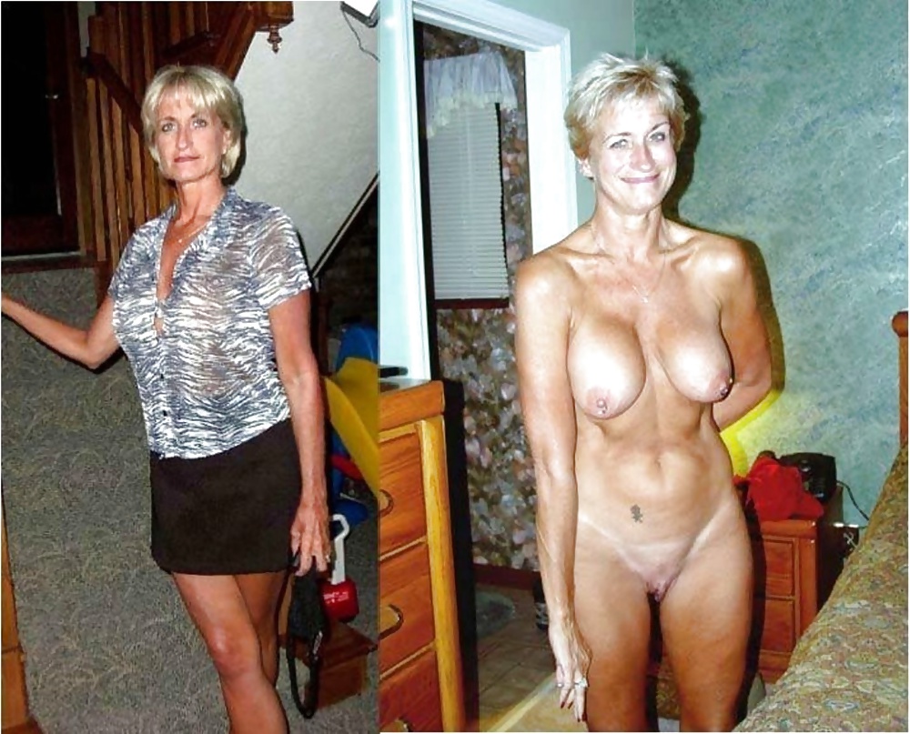 Clothed and Nude 26 Milfs & Matures adult photos