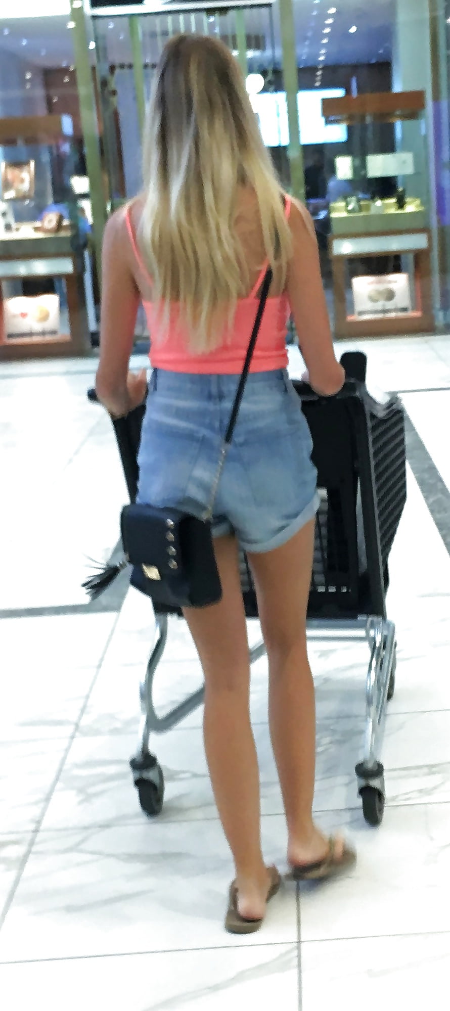 Amazing mall teen with amazing tits legs and ass adult photos