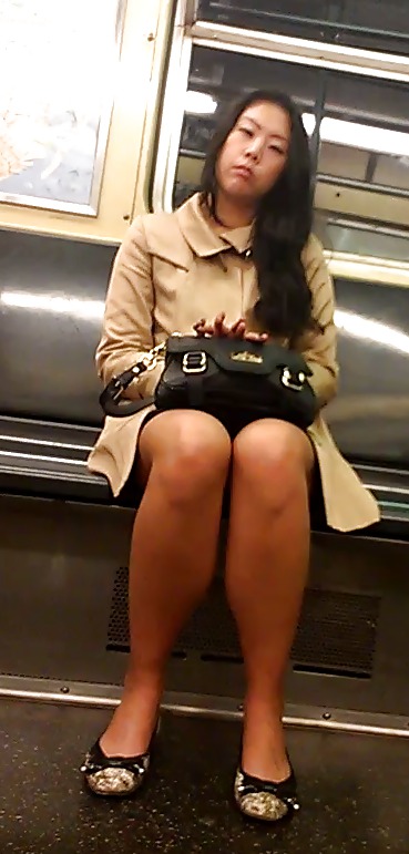New York Subway Girls Asian Express Line adult photos
