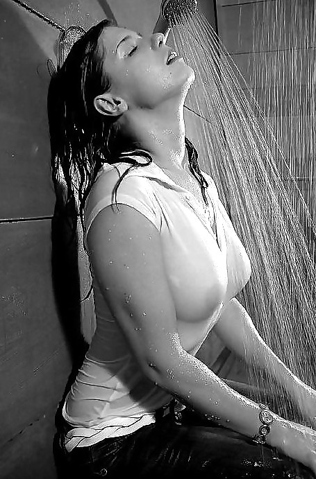 Shower in Black&White #3 adult photos