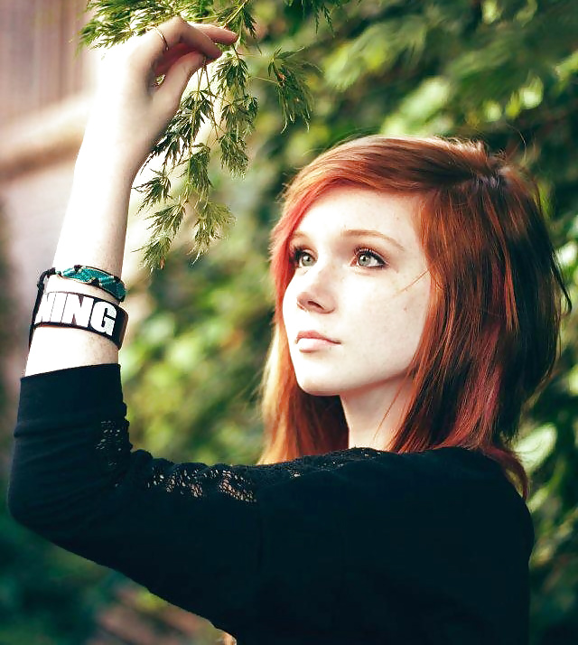 Redhead Emo Teens adult photos