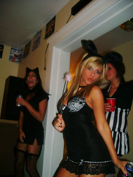 halloween lingerie special hot teens at party adult photos