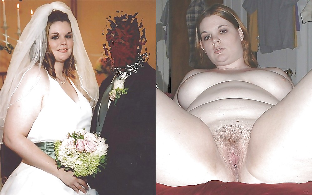 Real Amateur Brides - Dressed & Undressed 3 adult photos