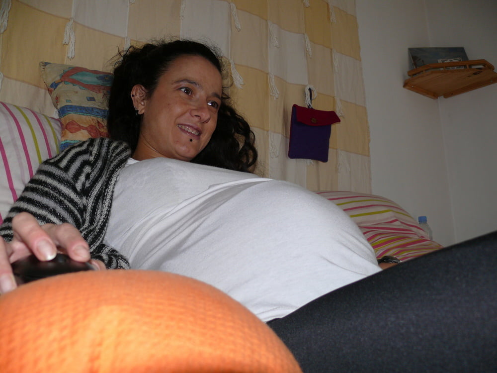 French Pregnant MILF to be - 14 Photos 