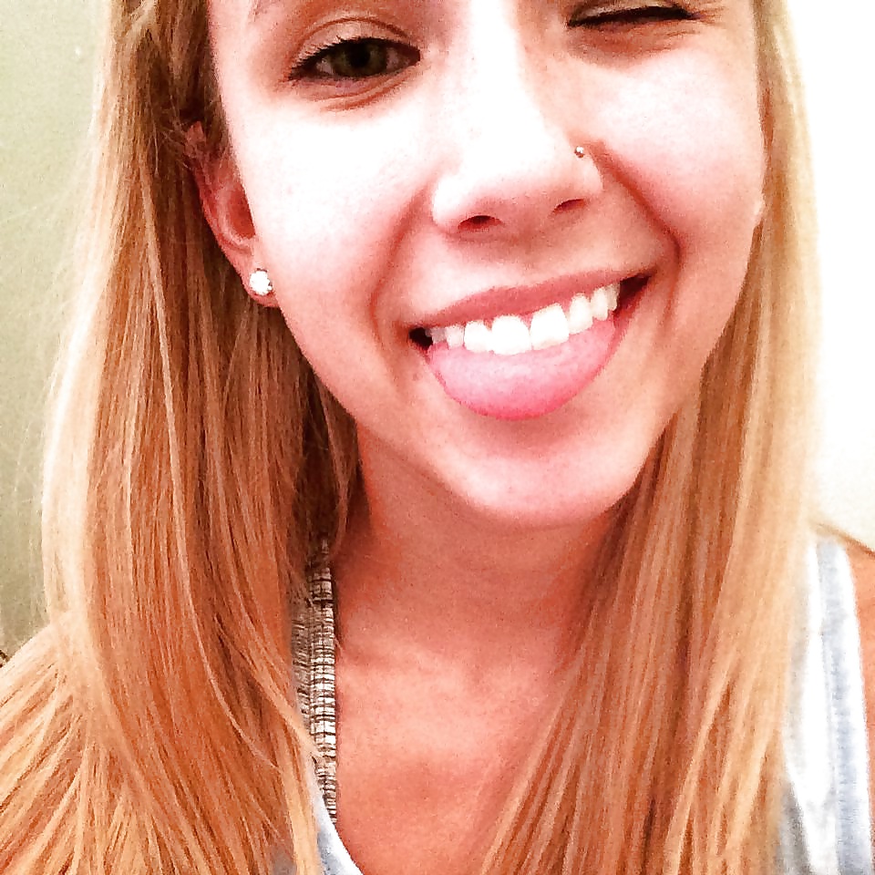 Blonde College Party Girl adult photos