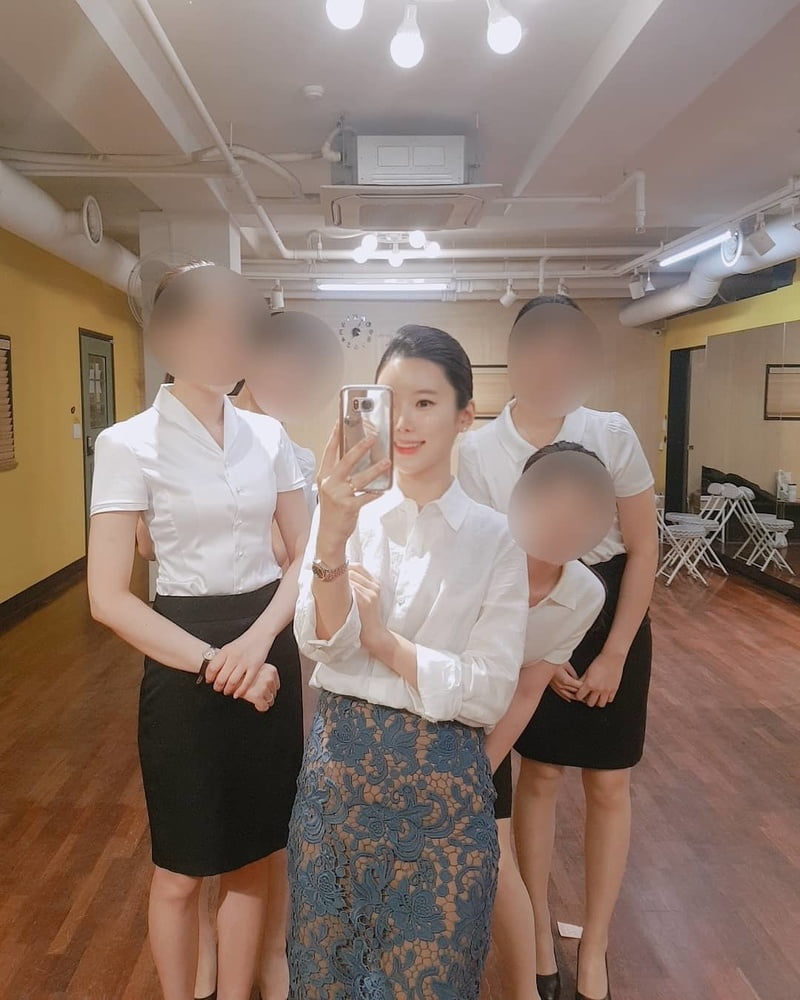 Korean air hostess adult photos