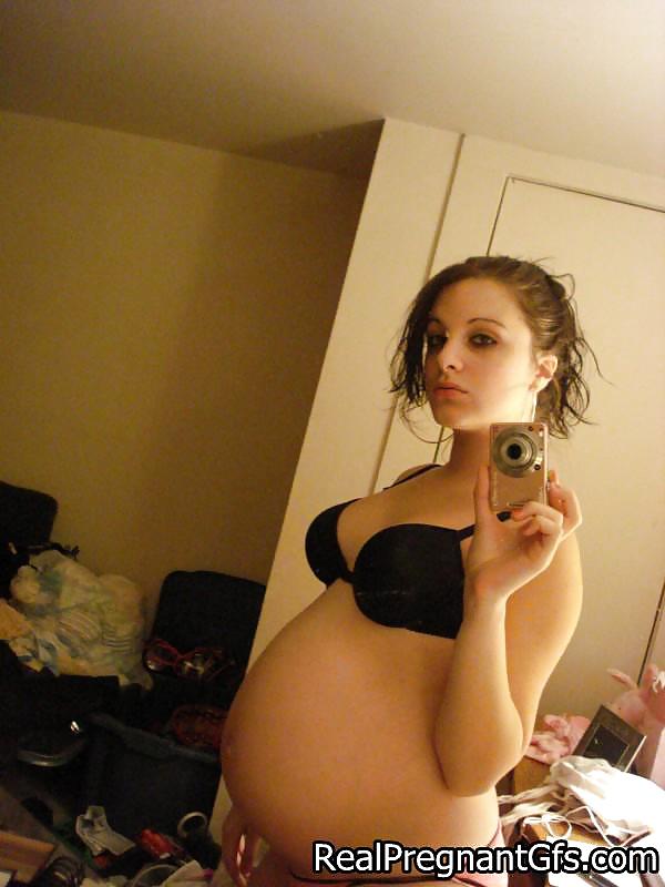 Amateur PREGNANT teen selfshot part 4 adult photos