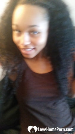 sexy chick with cute breasts seduces her fans         