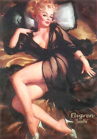 Items Similar To X Elvgren Pin Up Jeepers Peepers Pinup Hot Sex Picture
