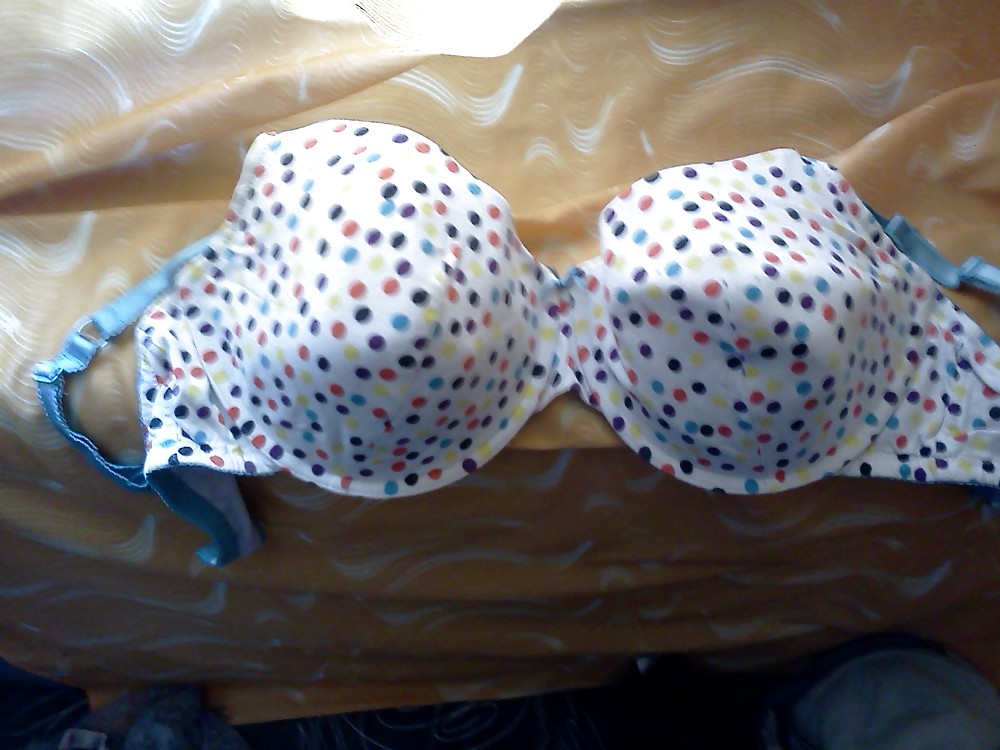 Some of my wife's used bras. adult photos