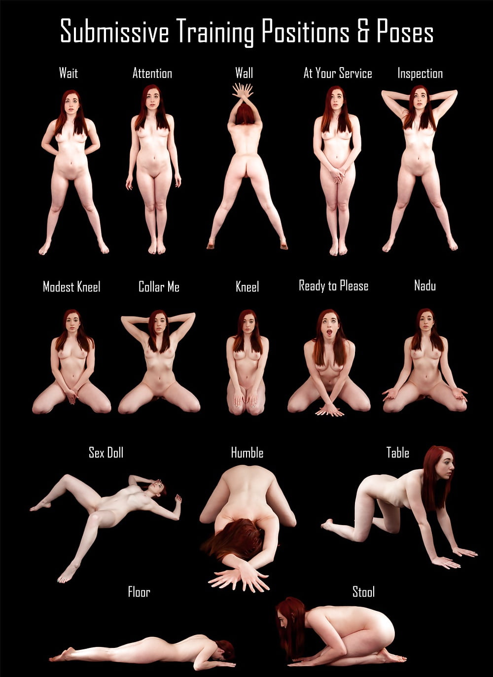 Submissive training positions