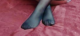 my nylon toes adult photos