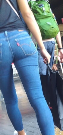 sexy legs and ass whith jeans or thight pant           