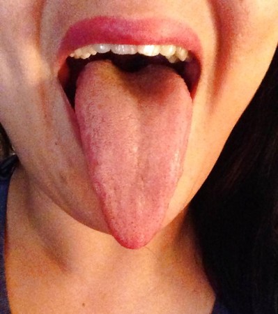 My friends r tongue