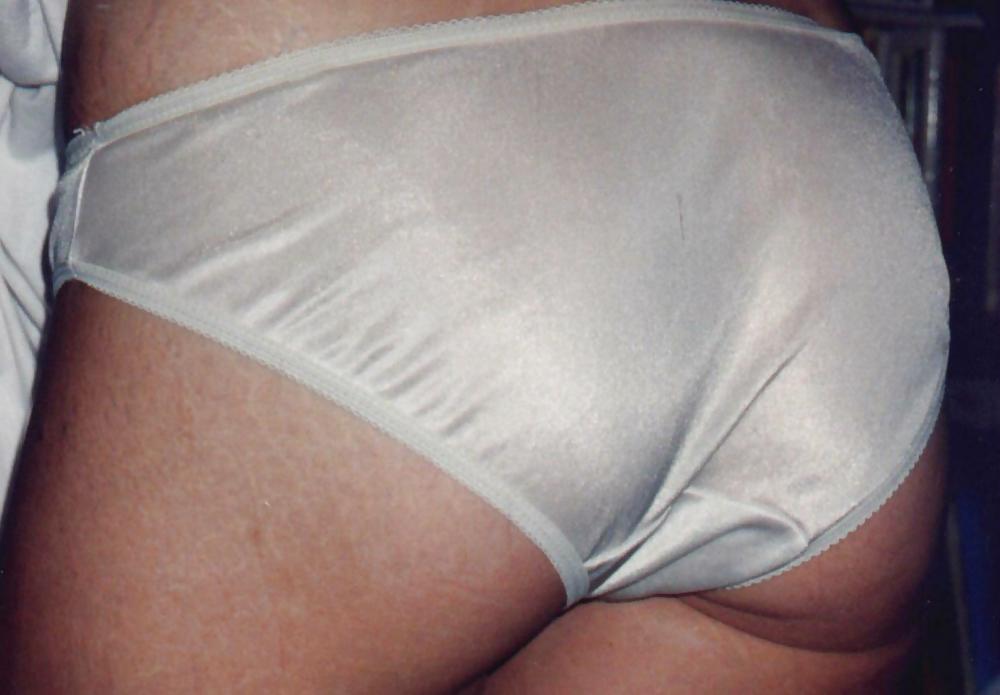 My favorite Nylon panties view from the Back adult photos