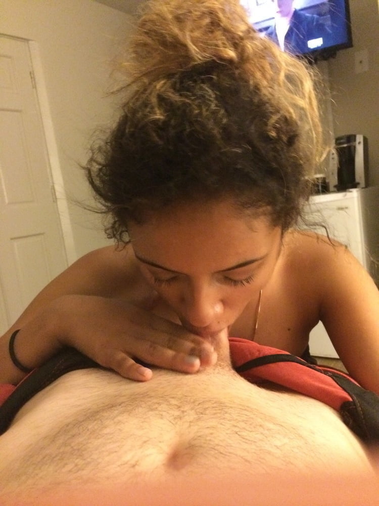 Ebony sluts sucks cock passionately deepthroat blowjob- 200 Photos 