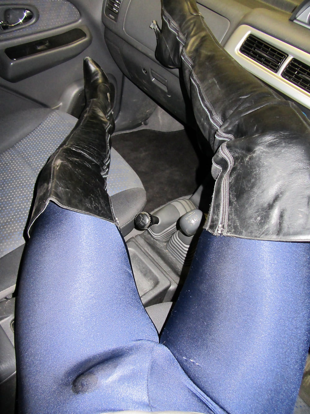 Boots in car adult photos