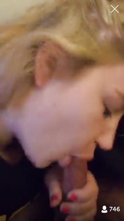 Blonde giving head on Periscope