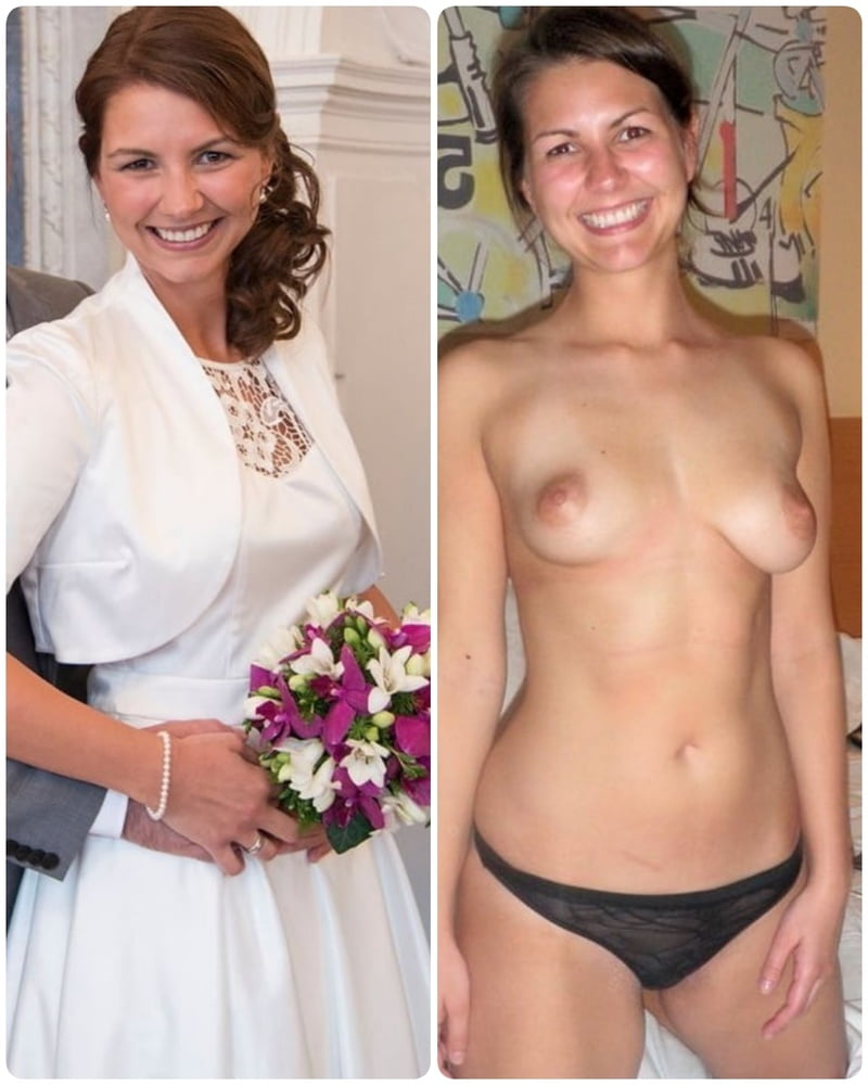 Brides Exposed Dressed And Undressed Before After 203