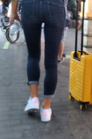 sexy legs and ass whith jeans or thight pant           